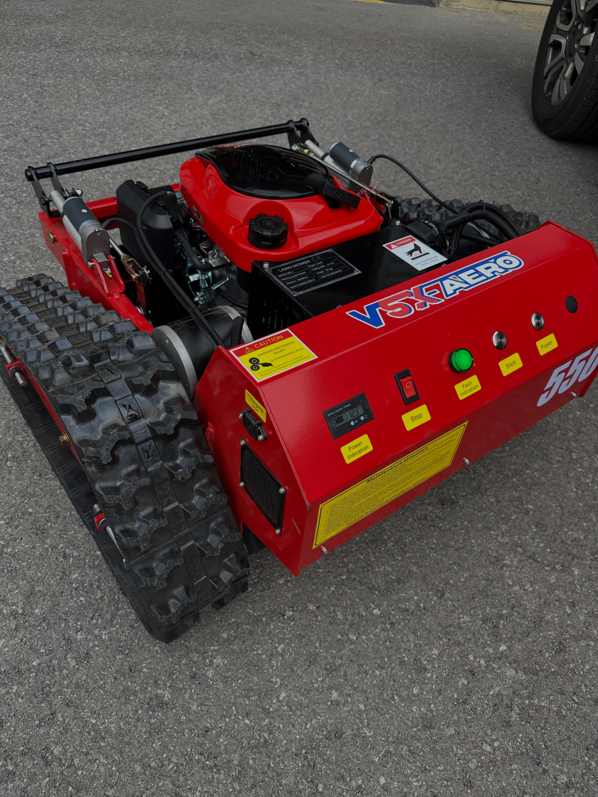 Tondeuse à Chenilles Télécommandée Hybride – ROKAYODA