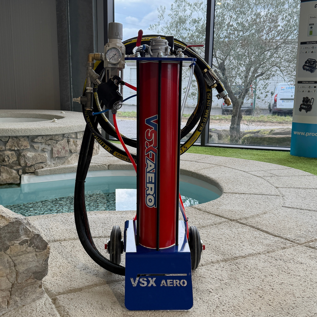 40 Liter VSX Air-Gum Sandstrahler