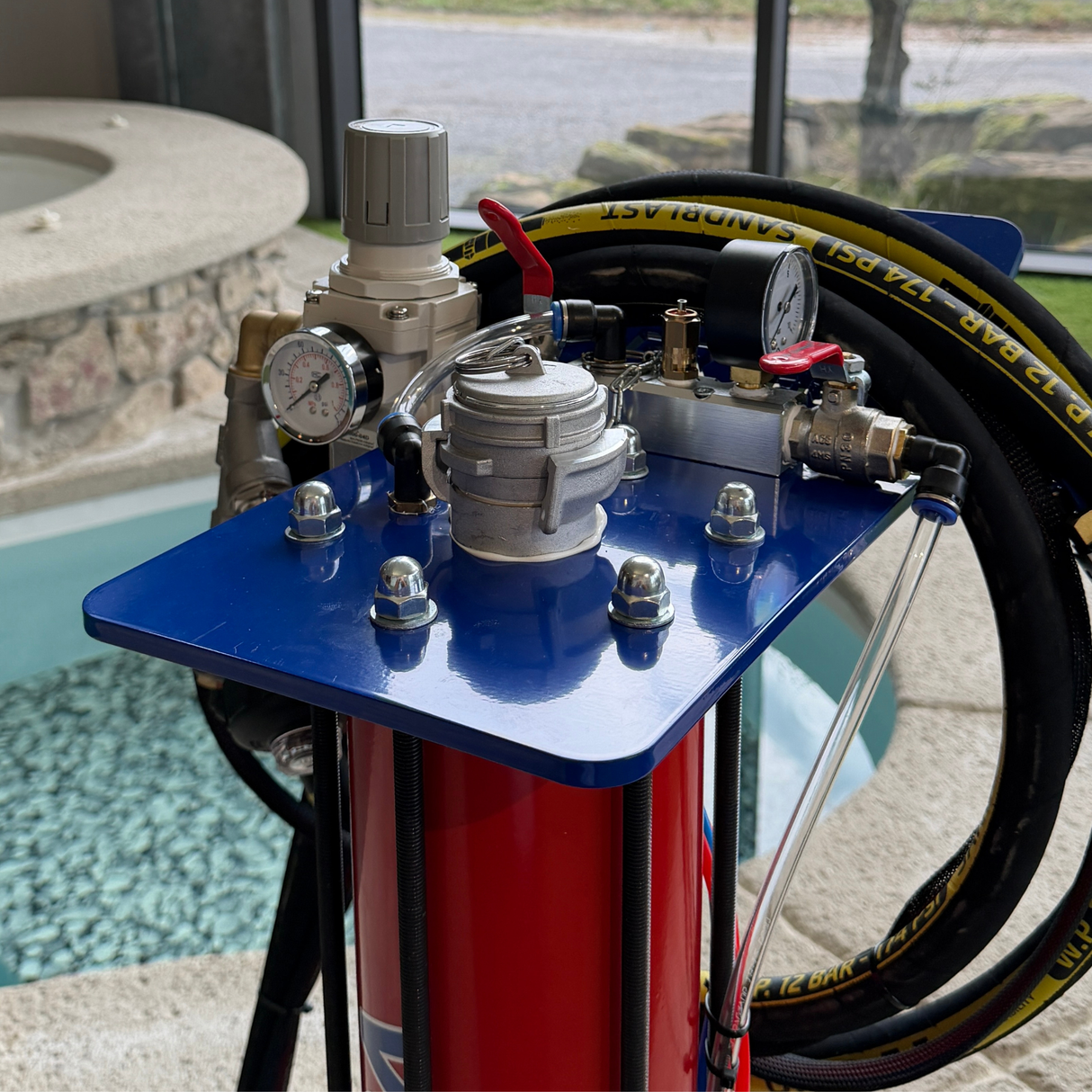 40 Liter VSX Air-Gum Sandstrahler