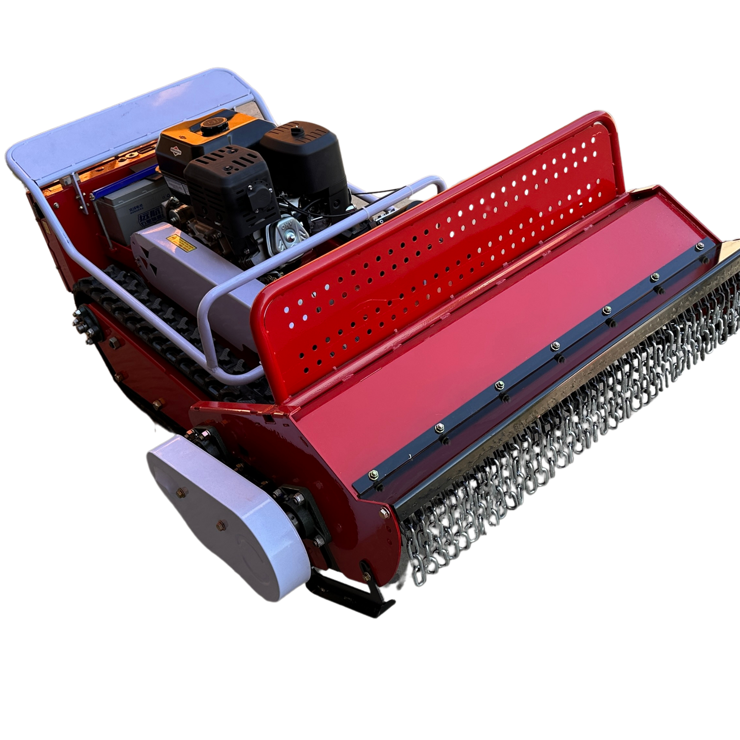 Tondeuse Débroussailleuse à Chenilles Télécommandée Hybride – ROKAVADOR