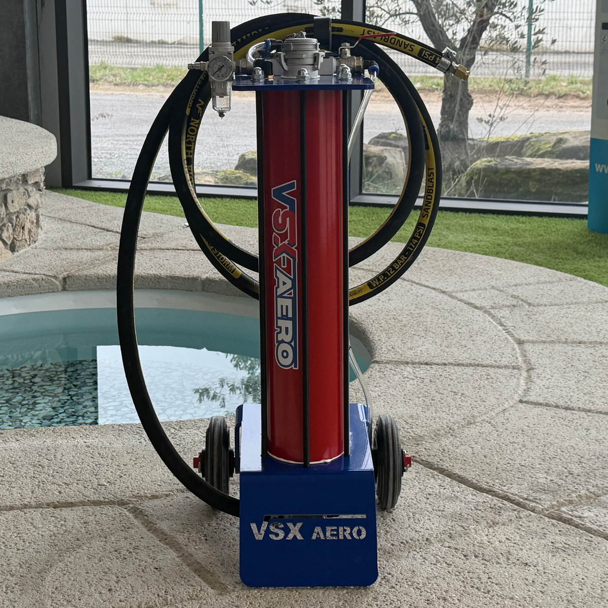 40 Liter VSX Air-Gum Sandstrahler