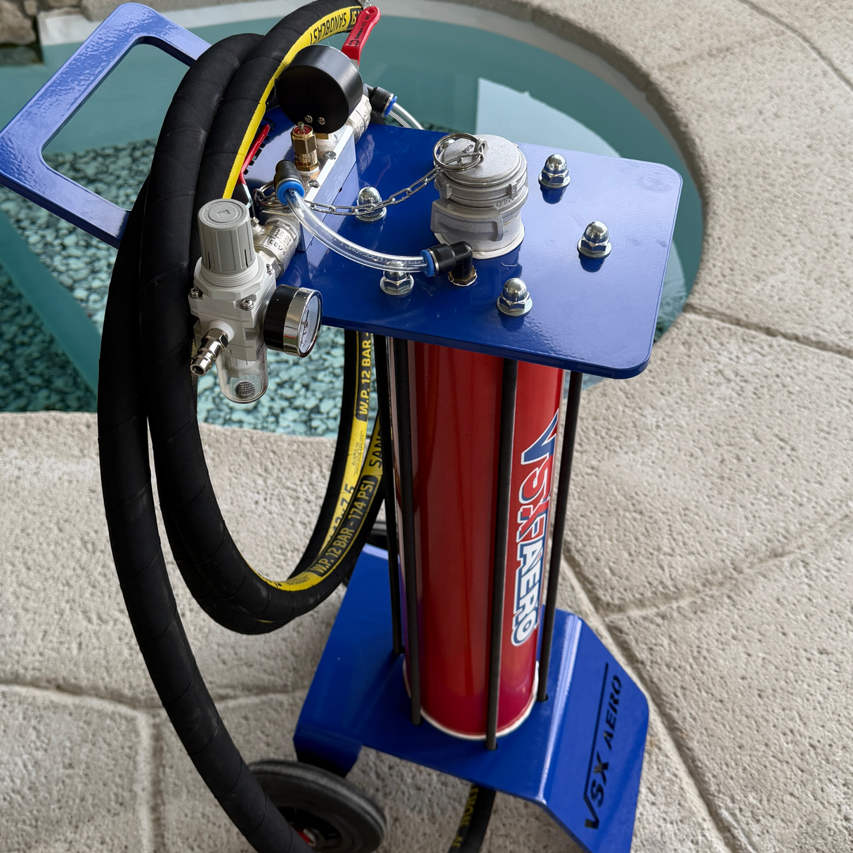 40 Liter VSX Air-Gum Sandstrahler