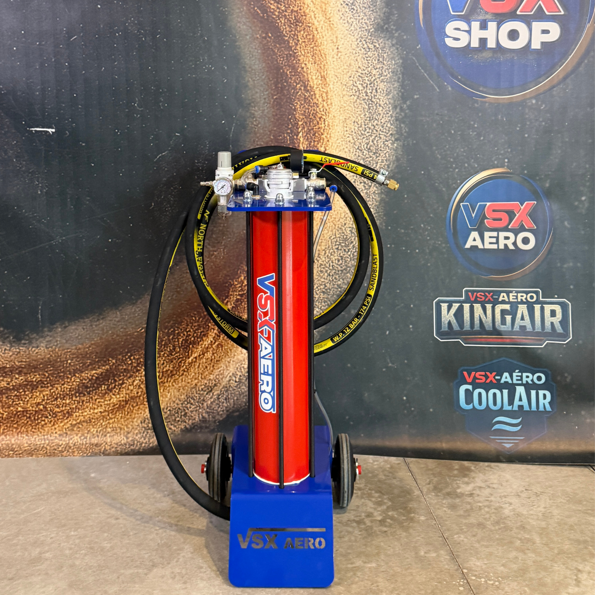 40 Liter VSX Air-Gum Sandstrahler