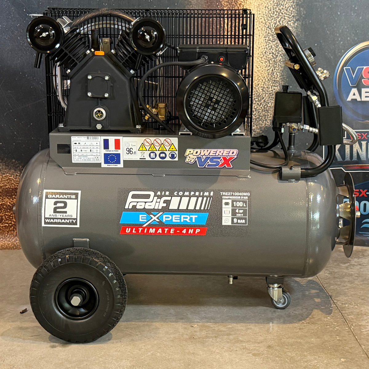Kompressor 100 Liter 4CV Ultimate PRODIF – Einphasig / Prodif