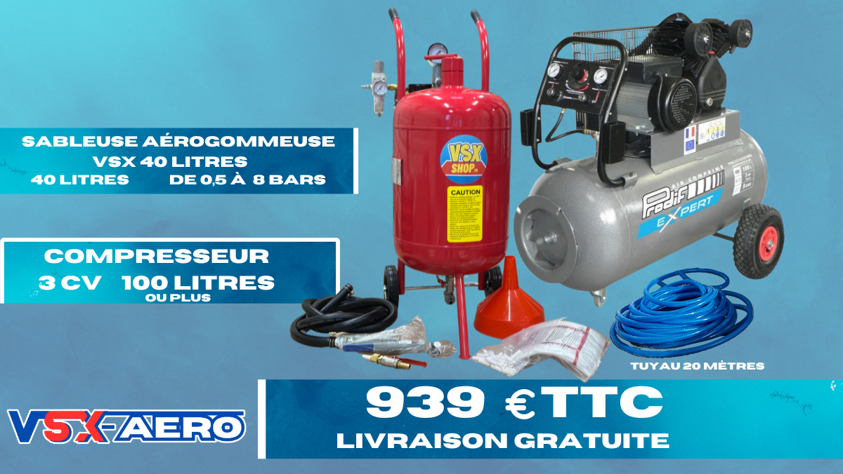 PACK AÉROGOMMAGE 40 Litres