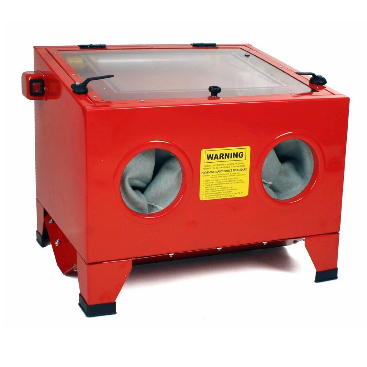 Cabine de sablage - sableuse à manchons microbilleuse 90 litres avec Accessoires