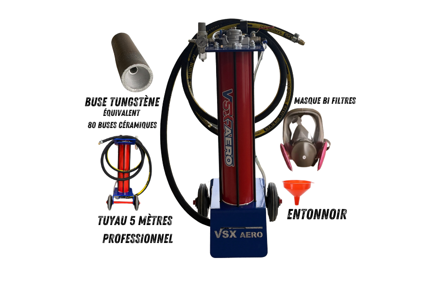 40 Liter VSX Air-Gum Sandstrahler