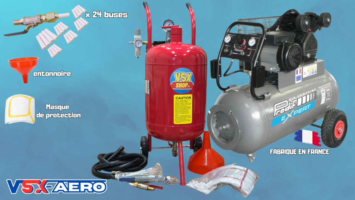 PACK AÉROGOMMAGE 40 Litres