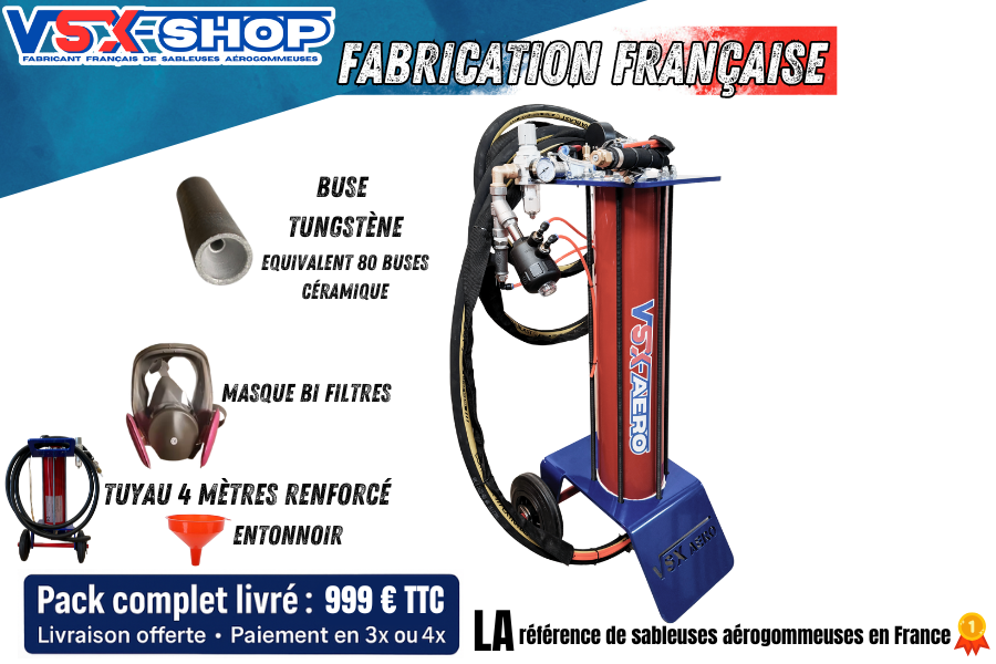 Sableuse aérogommeuse VSX Aéro 15 Automatique