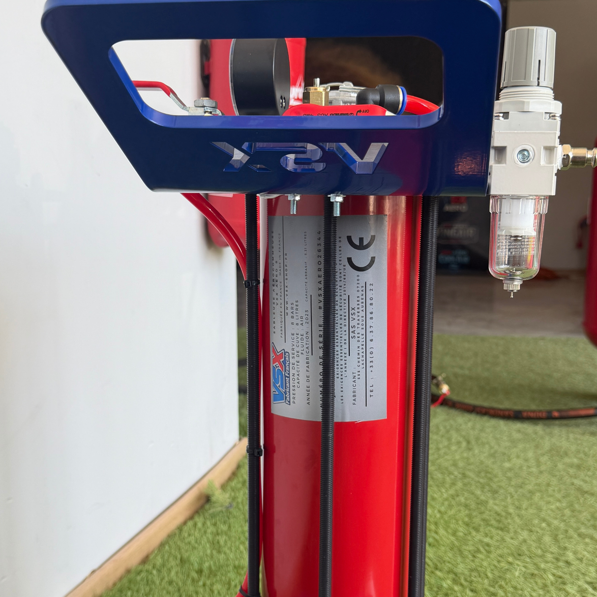 40 Liter VSX Air-Gum Sandstrahler