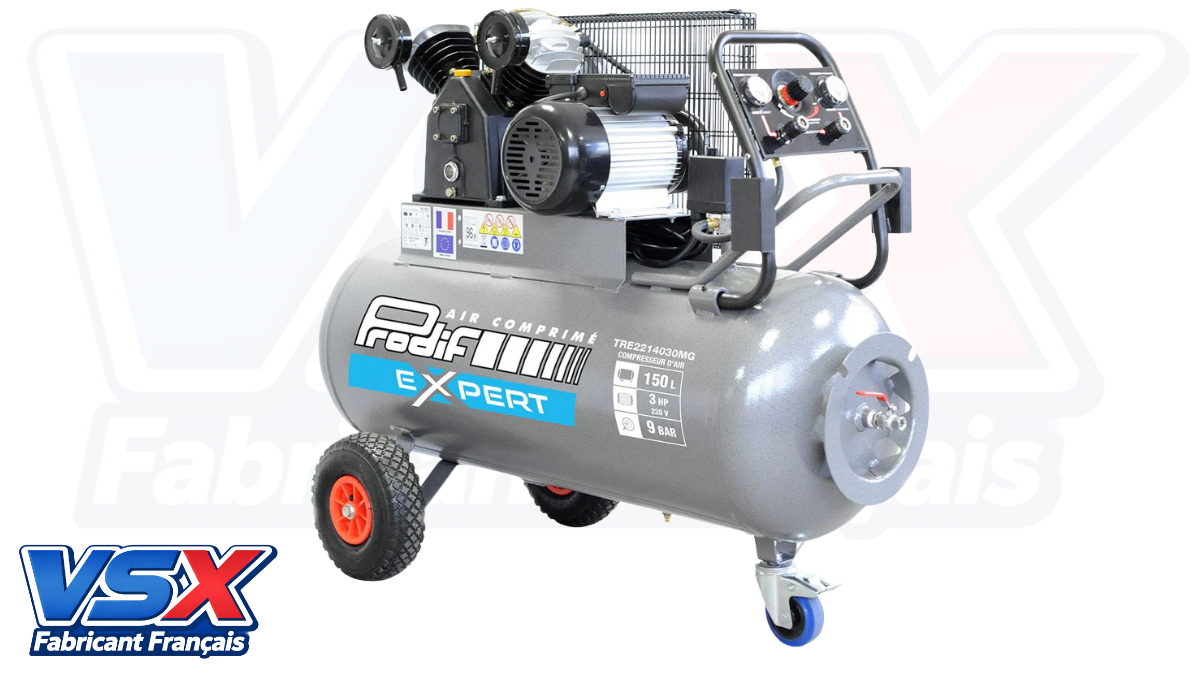 Compresor 150 Litros 3CV PRODIF TRE — Monofásico / Prodif
