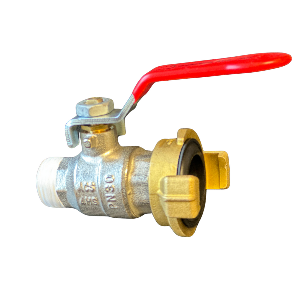 Raccord pompier avec vanne 1/2