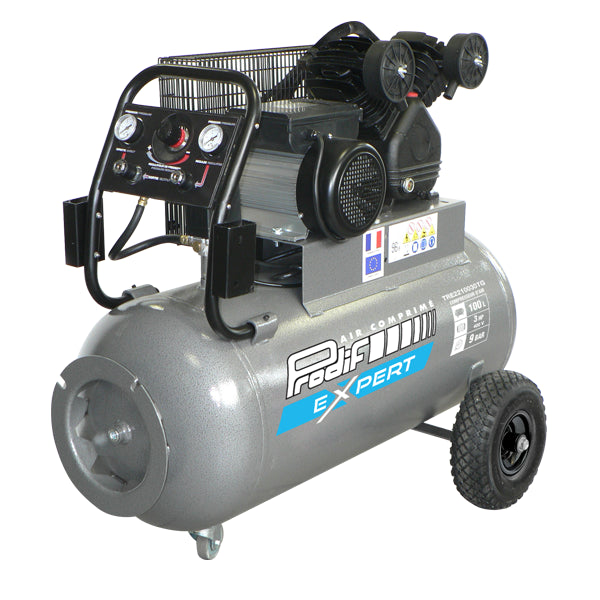 Compresseur 100 Litres 3CV 400V Prodif Triphasé — Triphasé / Prodif