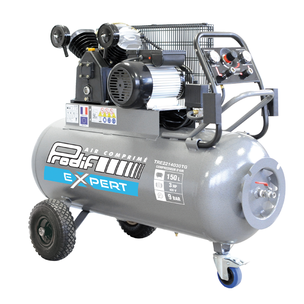 Kompressor 150 Liter 3CV 400V Prodif Dreiphasig — Dreiphasig / Prodif