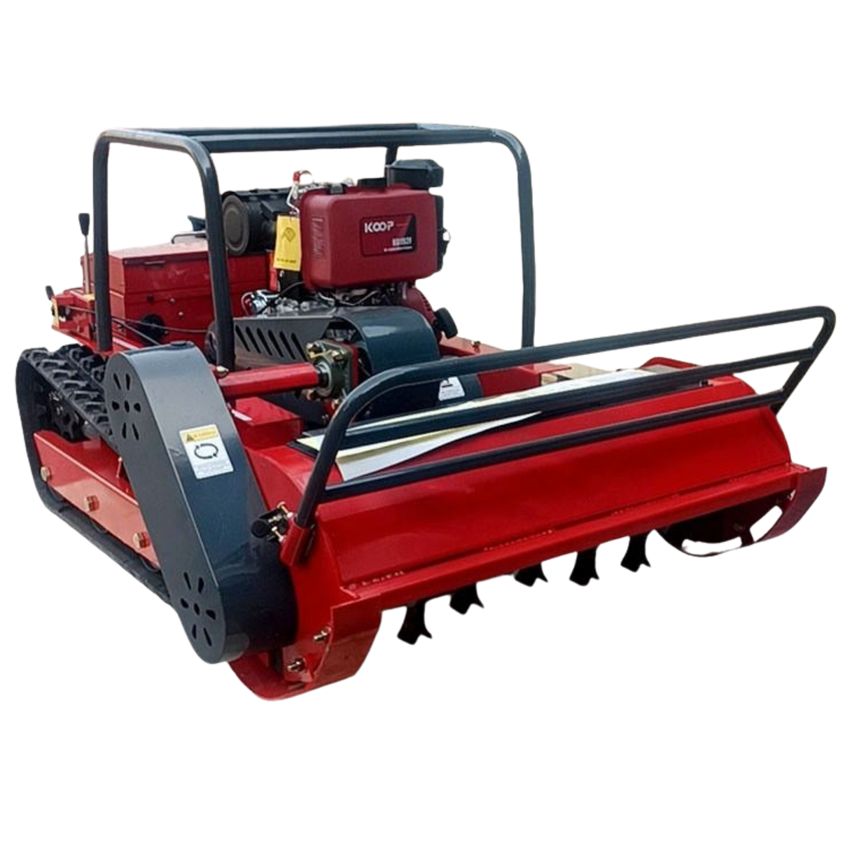 Tondeuse Débroussailleuse à chenilles télécommandée hybride DIESEL ROKAJABBA