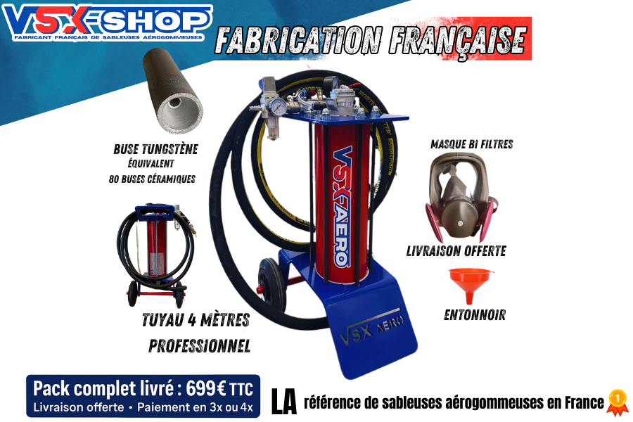 Pack Sableuse aérogommeuse VSX Aéro 8