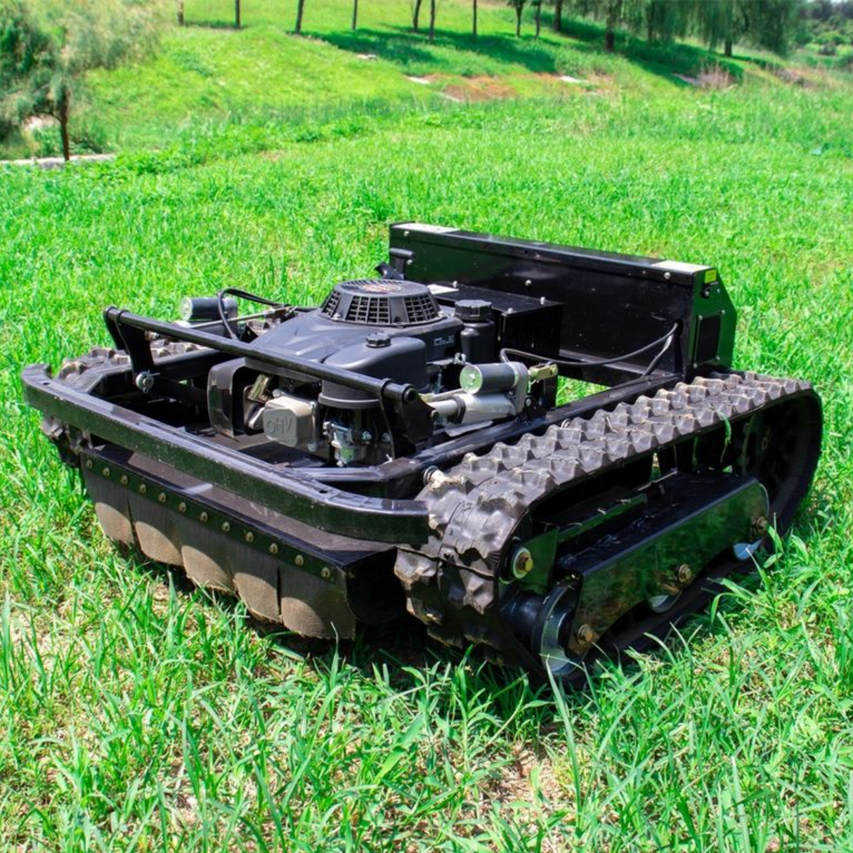 Tondeuse à chenilles télécommandée hybride ROKADARK