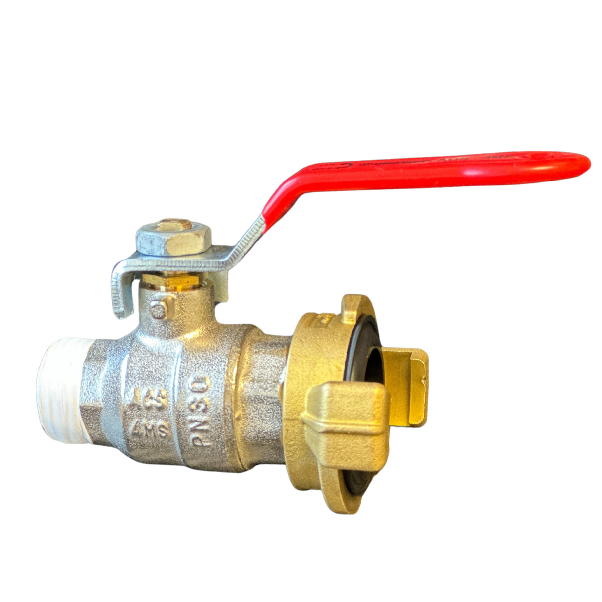 Raccord pompier avec vanne 1/2