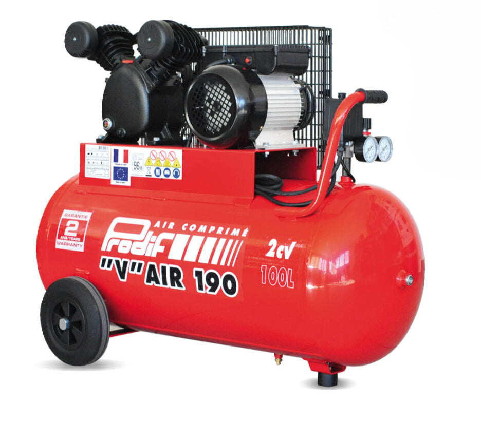 Compresseur 100 Litres 2CV Eco — Monophasé / Prodif