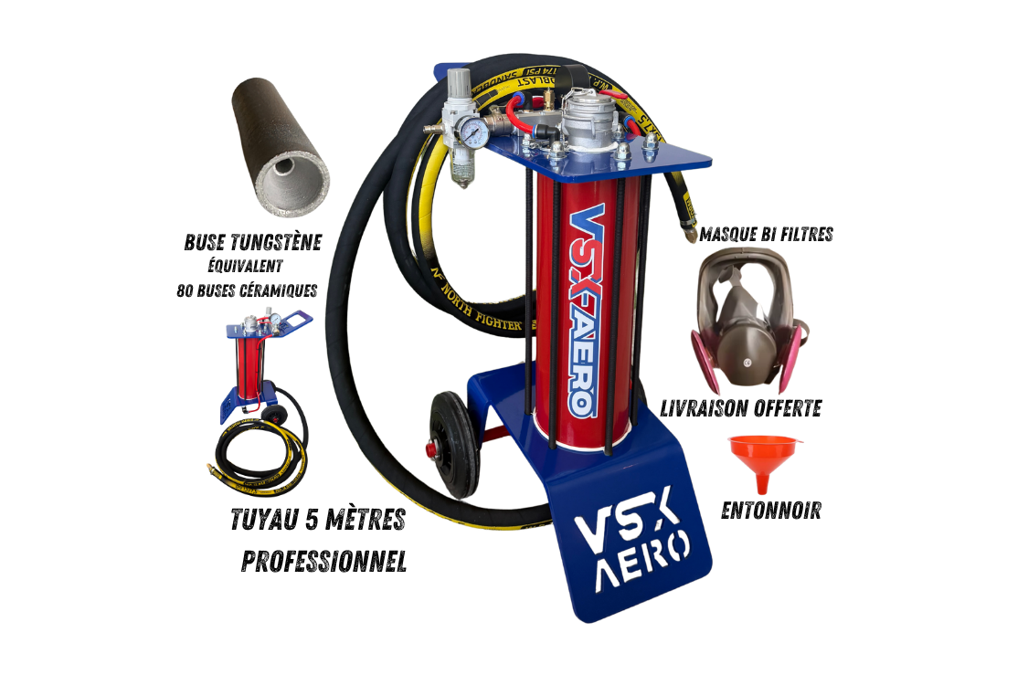 40 Liter VSX Air-Gum Sandstrahler