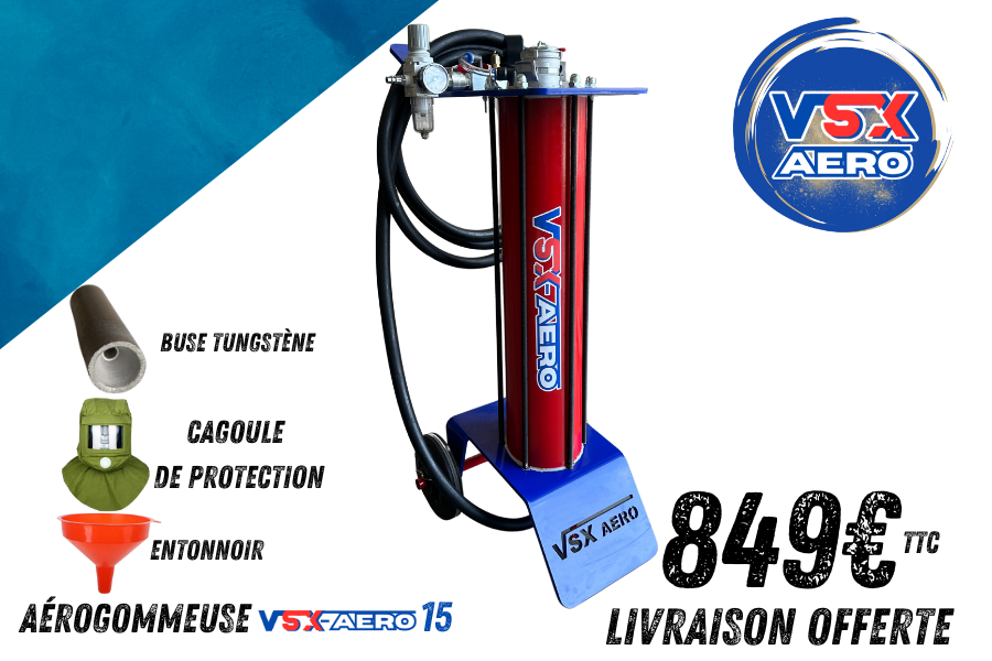 40 Liter VSX Air-Gum Sandstrahler