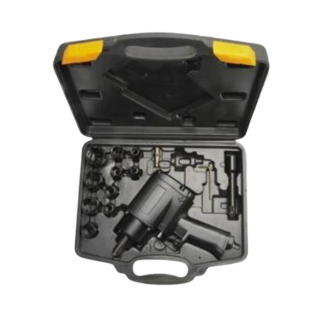 Scatola di avvitatori ad impulsi 1/2“ + 10 bussole