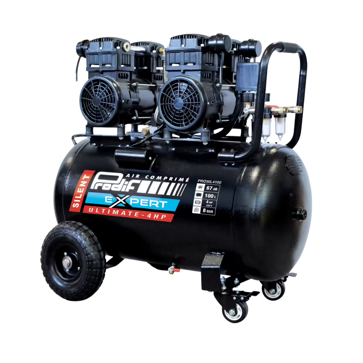 Compressore 100 Litri 4CV PRODIF SILENT