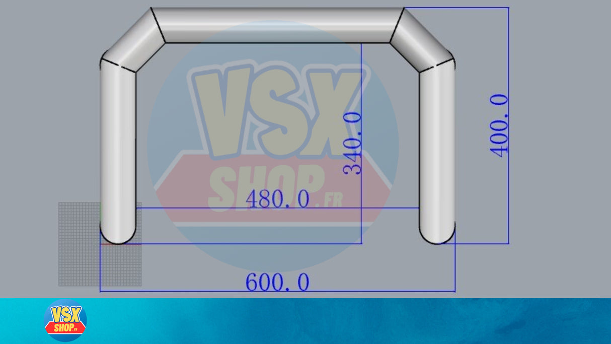 Cabina de pintura Ancho 6 metros x Largo 10 metros x Alto 4 metros con 2 sopladores de 950W — Dos