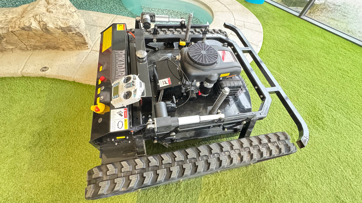 Tondeuse à chenilles télécommandée hybride ROKADARK