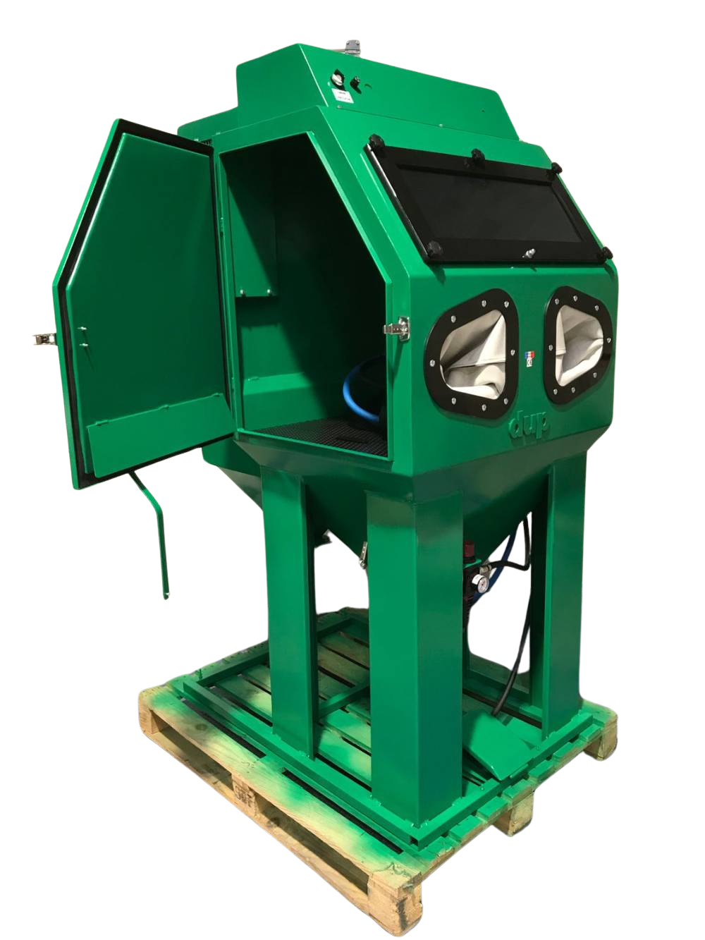 Cabine de sablage CSM Série standard à surpression pour les travaux à grands débits