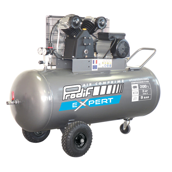 Compresseur 200 Litres 3CV PRODIF VC — Monophasé / Prodif