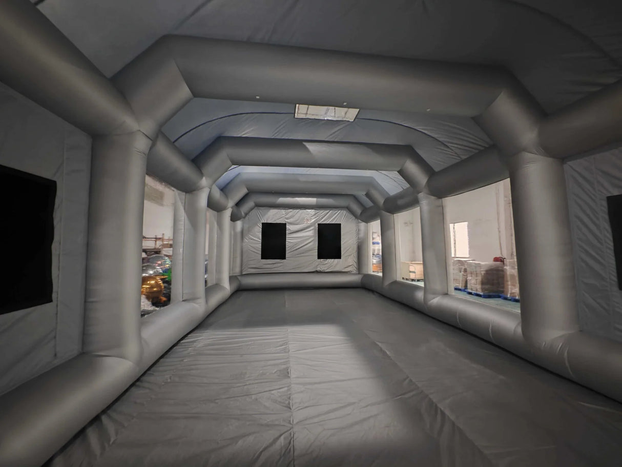 Cabina de pintura Ancho 6 metros x Largo 10 metros x Alto 4 metros con 2 sopladores de 950W — Dos