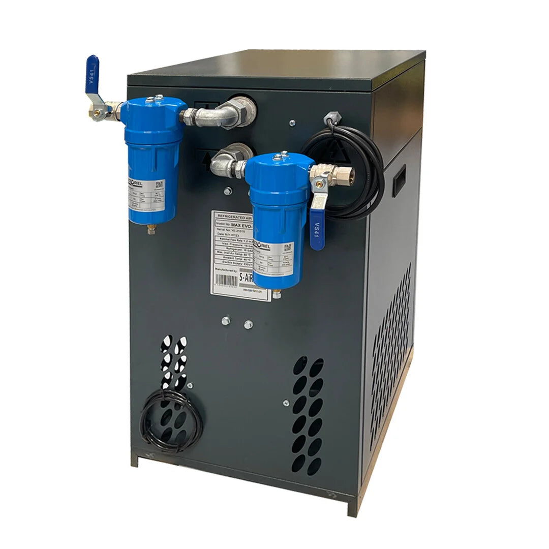 S-AiR MAX EVO - Sécheur d'air à détente directe avec filtres et raccords