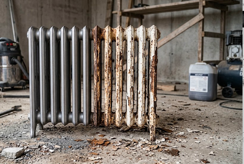 Décaper un radiateur en fonte rouillé ou peint : le guide complet | VSX