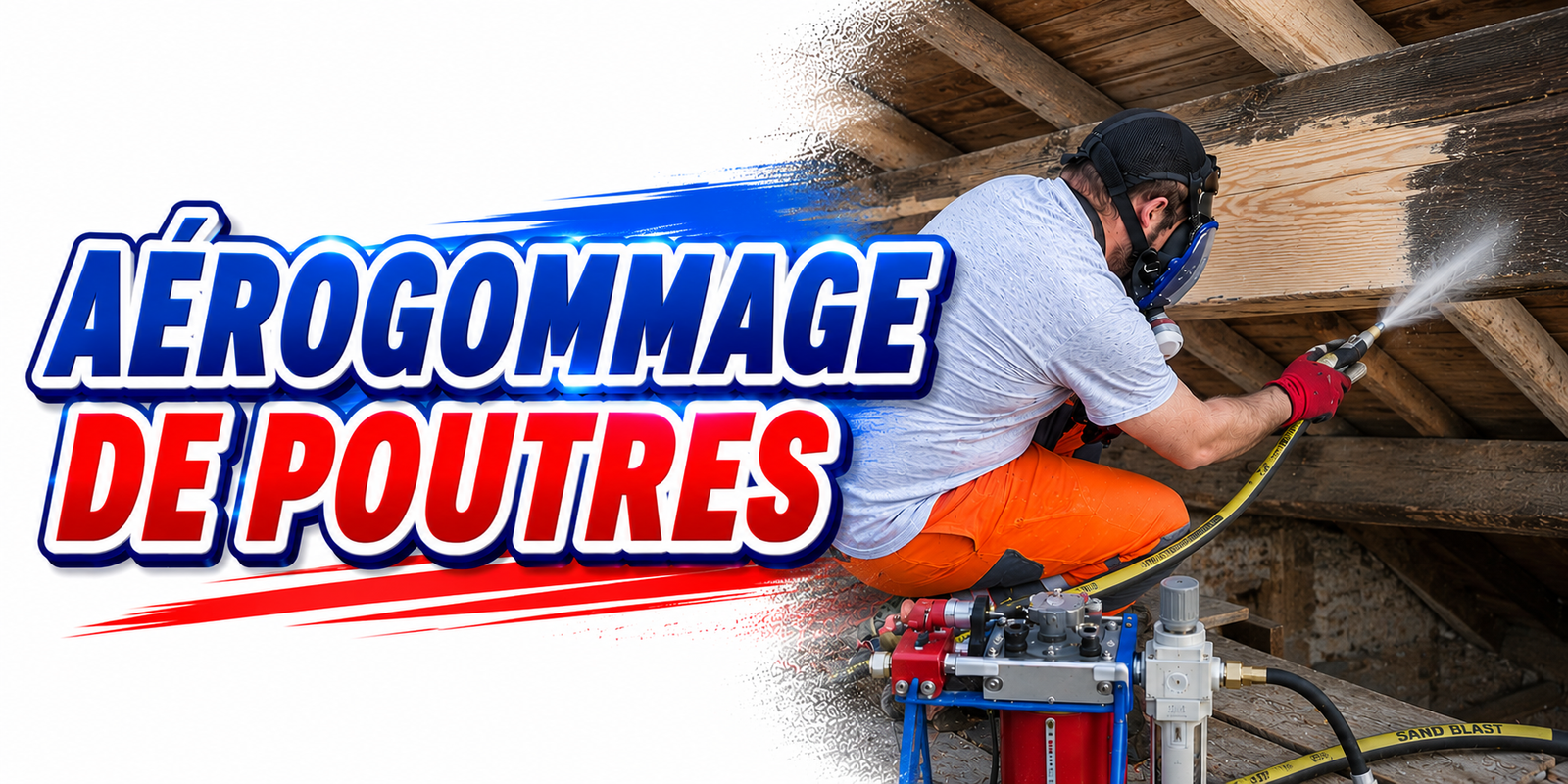 Décapage de poutres en bois : les bonnes pratiques avec les sableuses aérogommeuses
