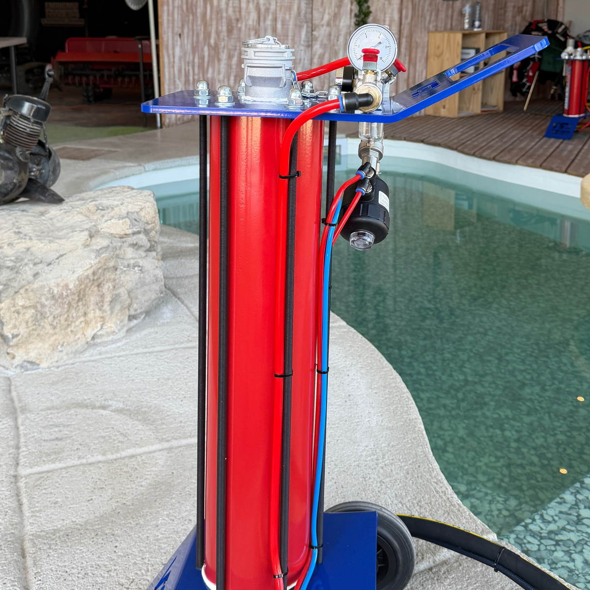 40 Liter VSX Air-Gum Sandstrahler
