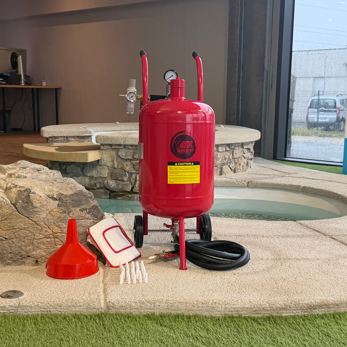 40 Liter VSX Air-Gum Sandstrahler