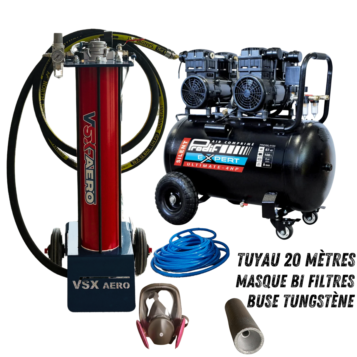 Pack Sableuse aérogommeuse VSX Aéro 15