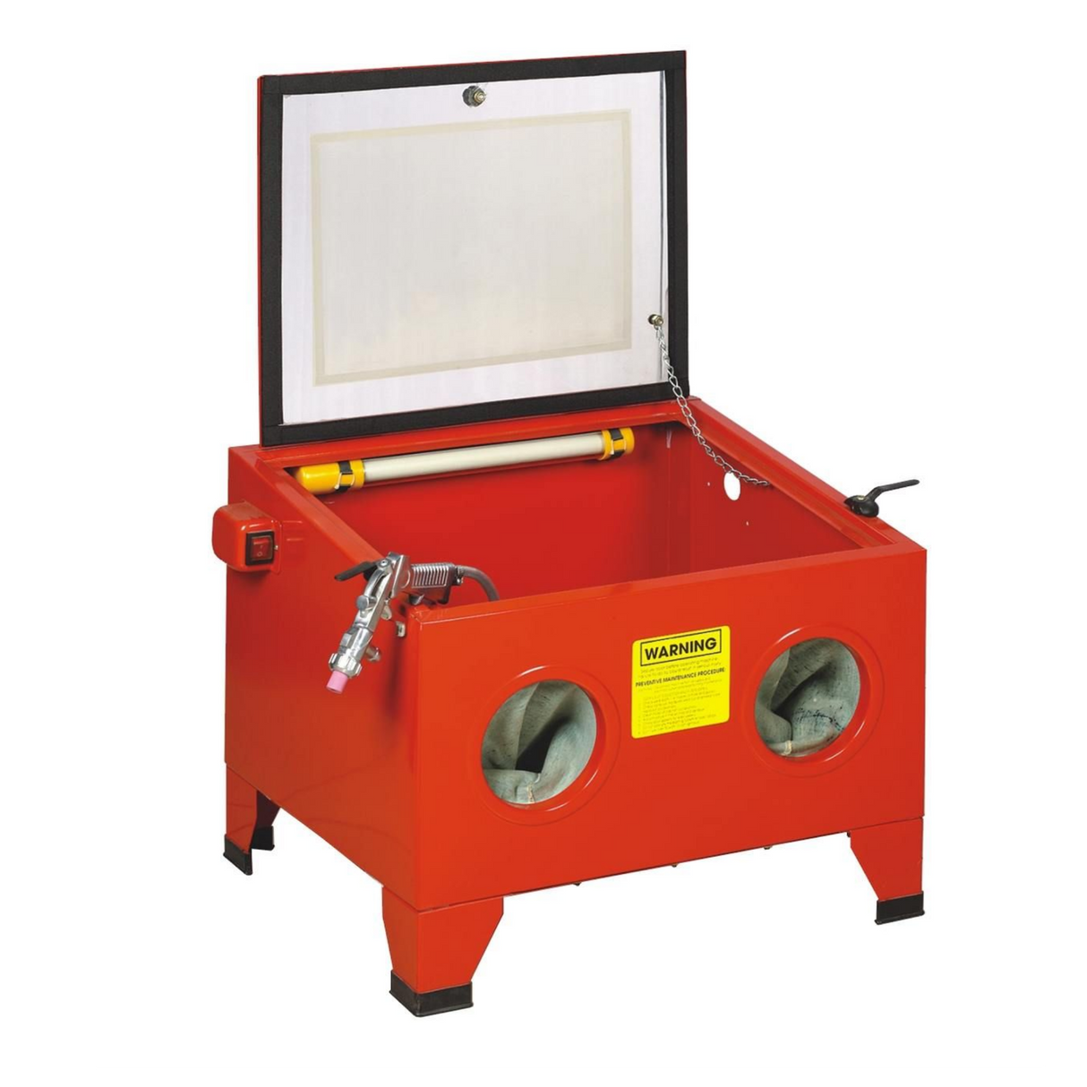 Cabine de sablage - sableuse à manchons microbilleuse 90 litres avec Accessoires