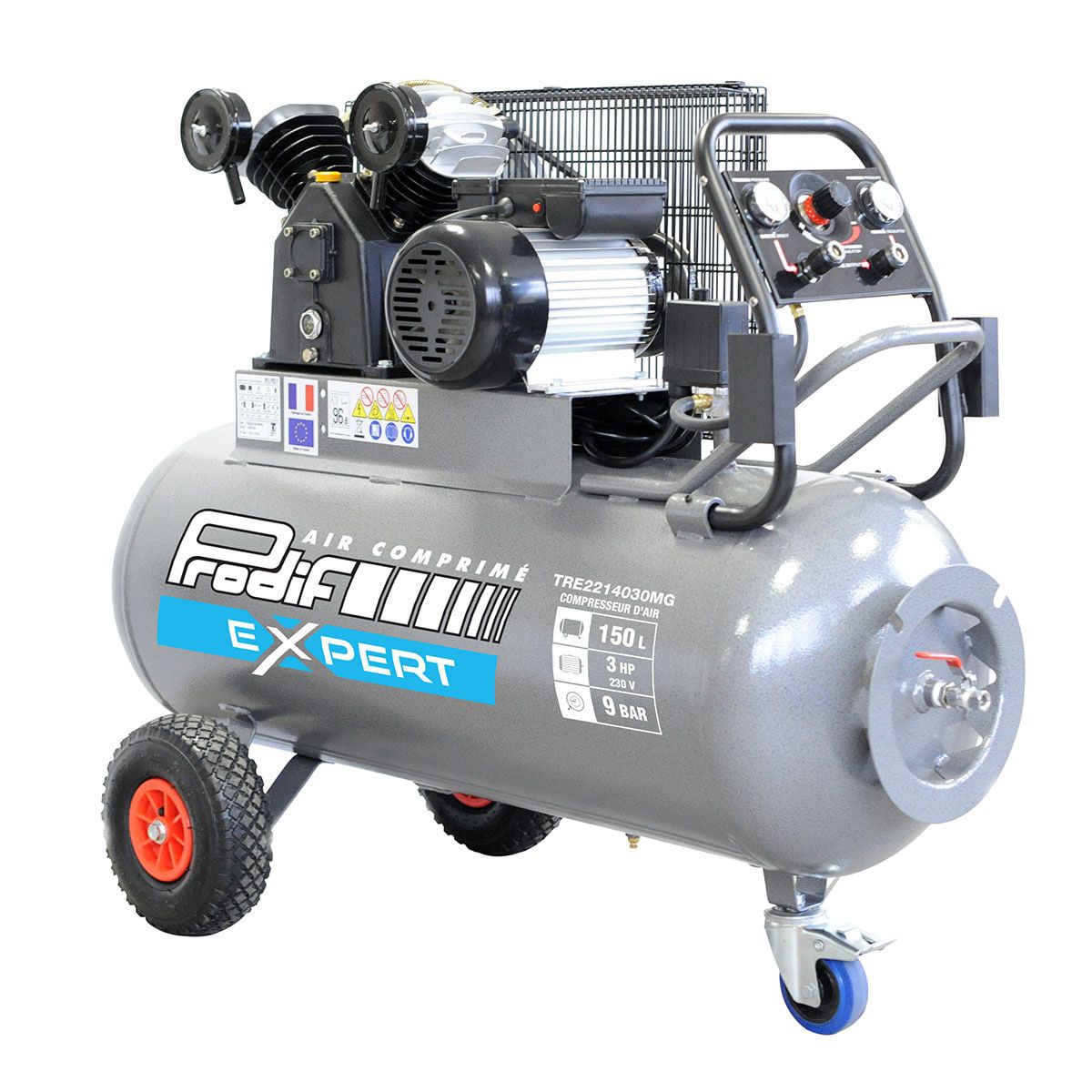 Compresseur 150 Litres 3CV PRODIF TRE — Monophasé / Prodif