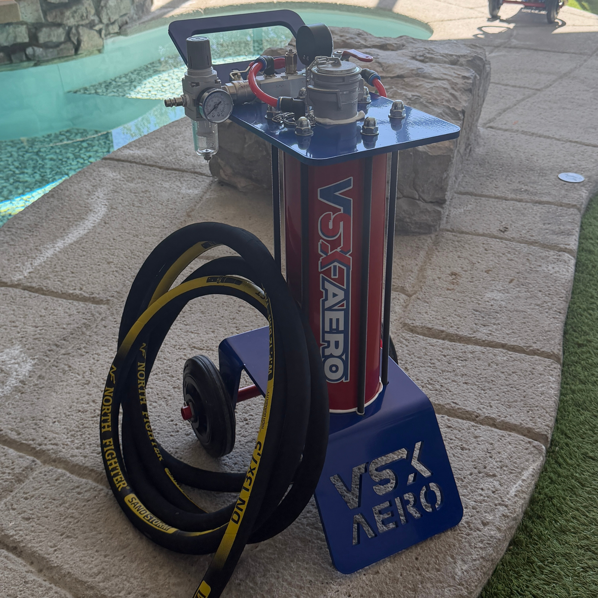 40 Liter VSX Air-Gum Sandstrahler