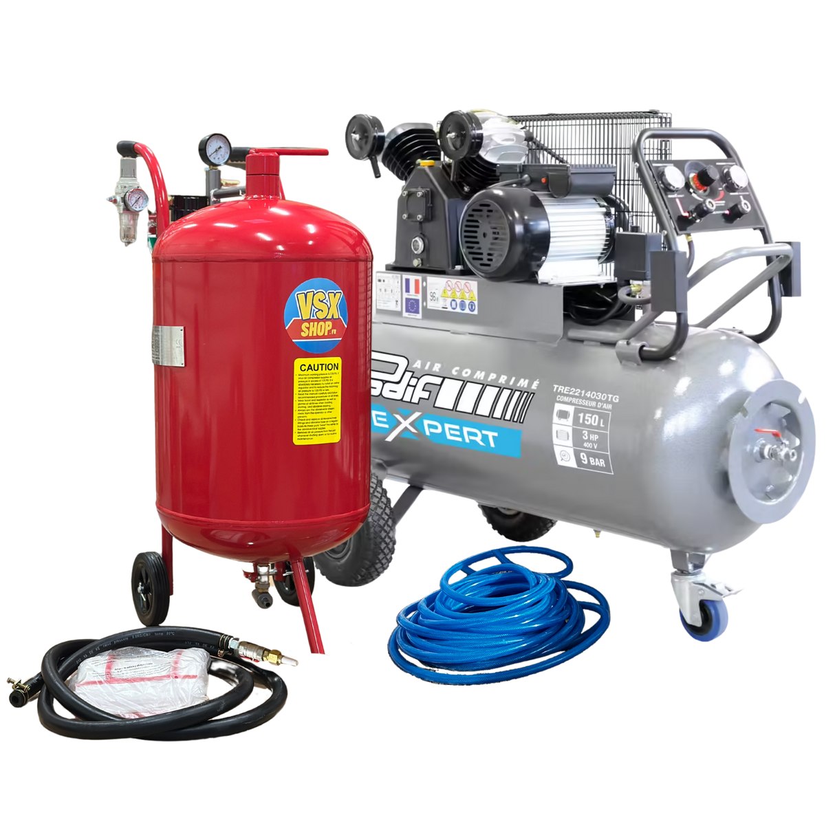 PACK AEROGRAFO 75 Litri