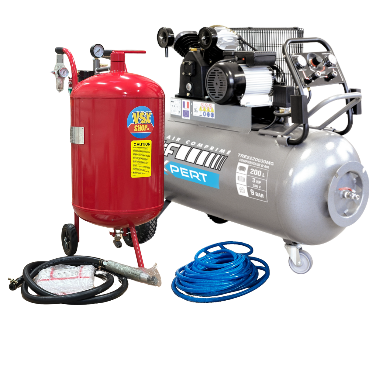 PACK AEROGRAFO 75 Litri