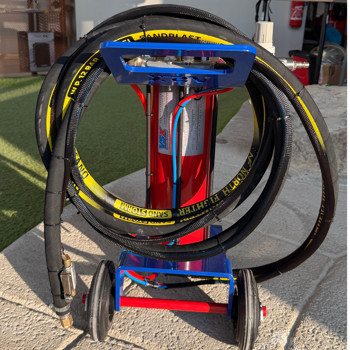 Chorro de arena VSX Air-Gum de 40 litros