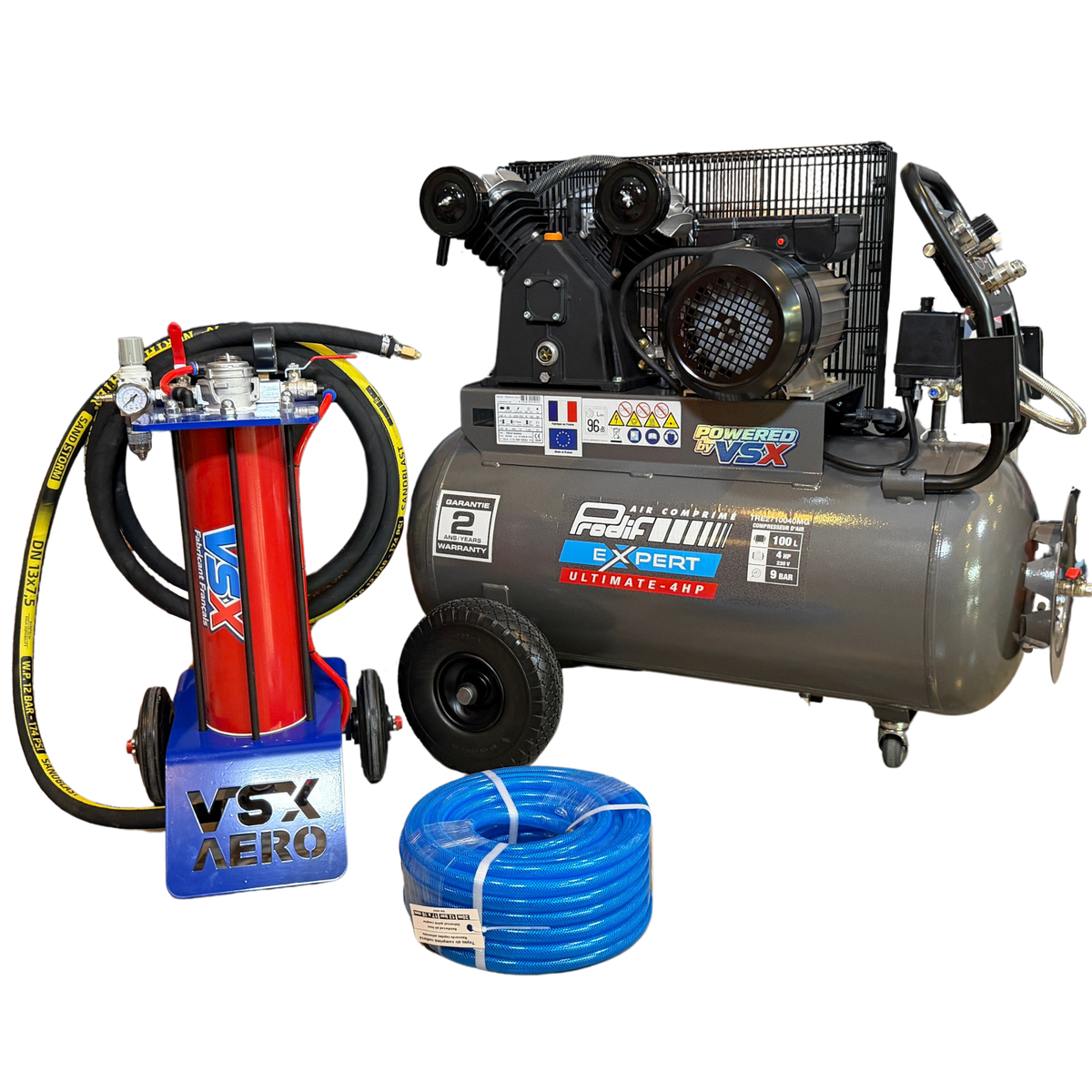 Chorro de arena VSX Air-Gum de 40 litros