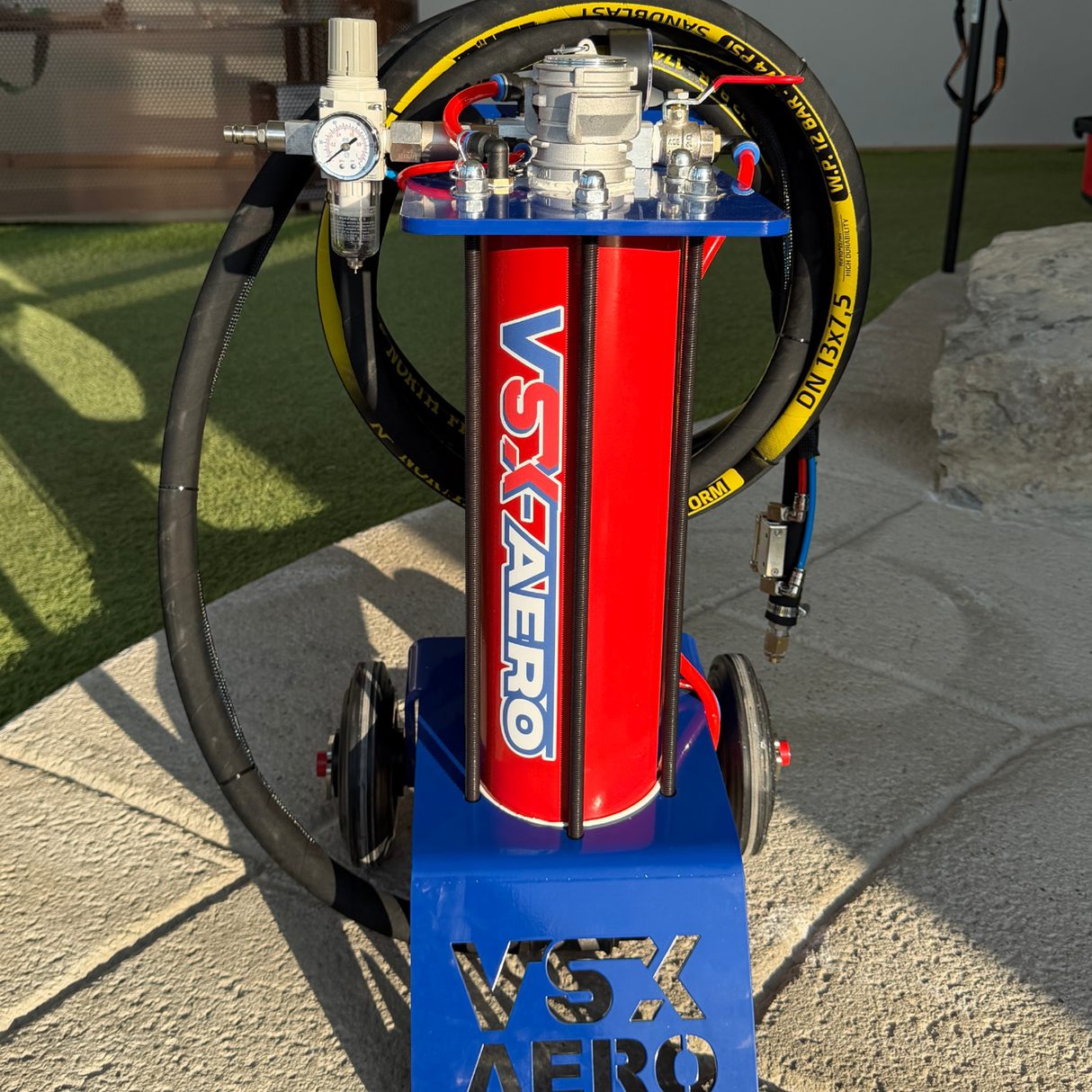 Chorro de arena VSX Air-Gum de 40 litros