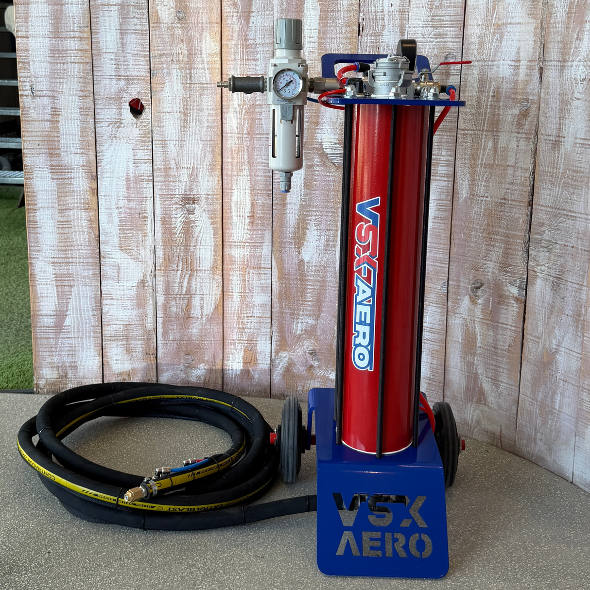 Chorro de arena VSX Air-Gum de 40 litros