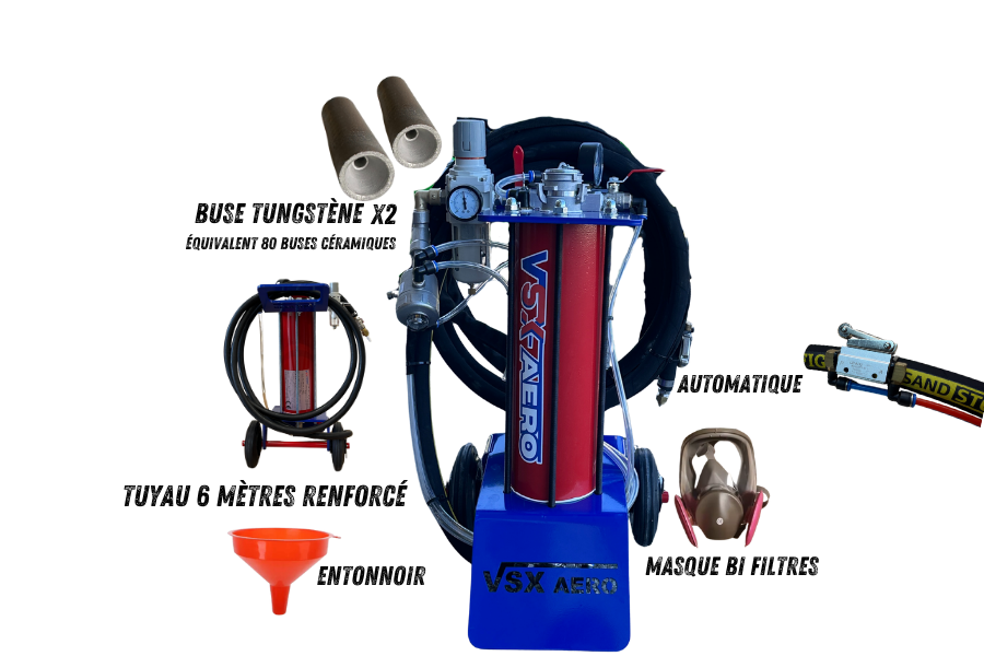 Sableuse aérogommeuse VSX Aéro 8 MAX