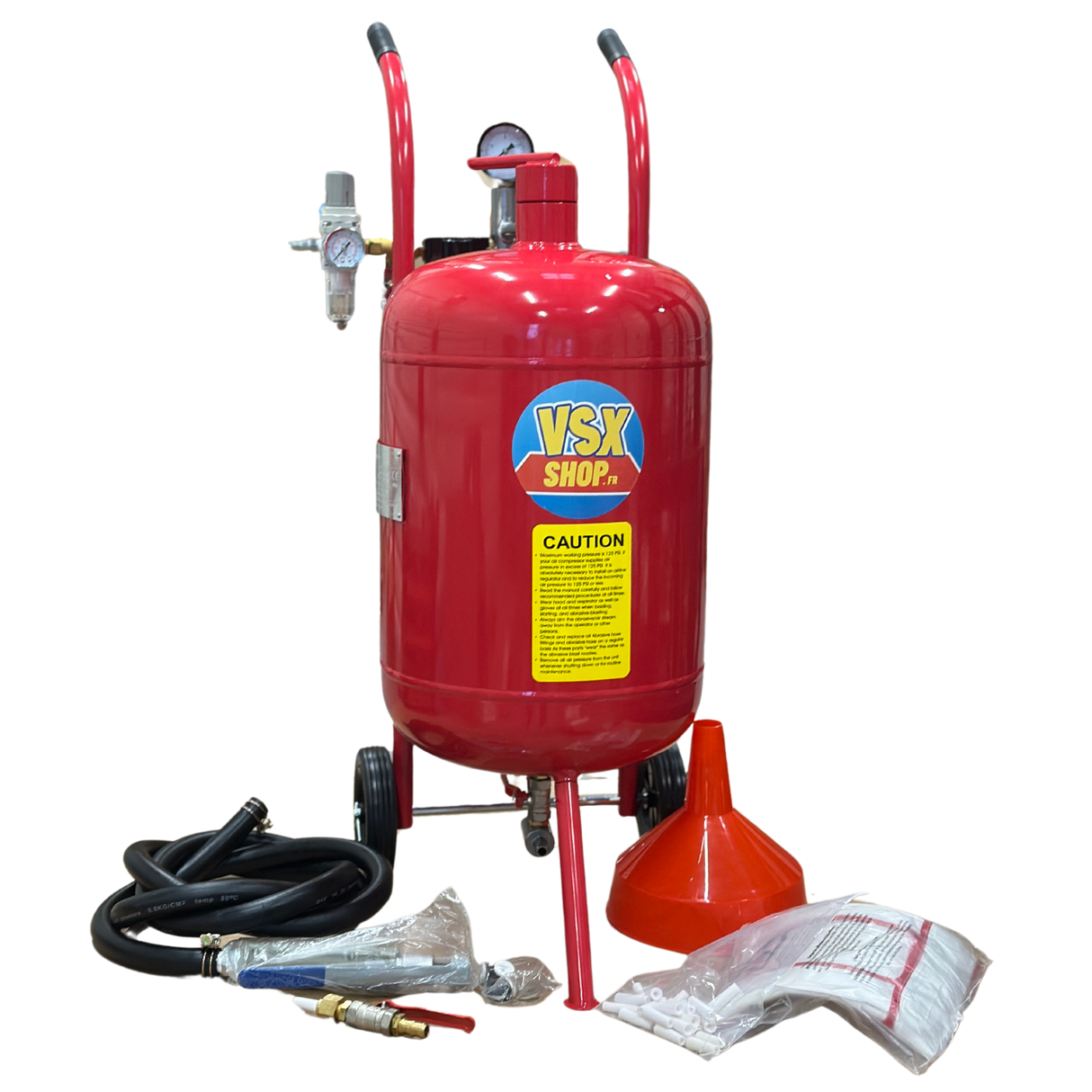 Chorro de arena VSX Air-Gum de 40 litros