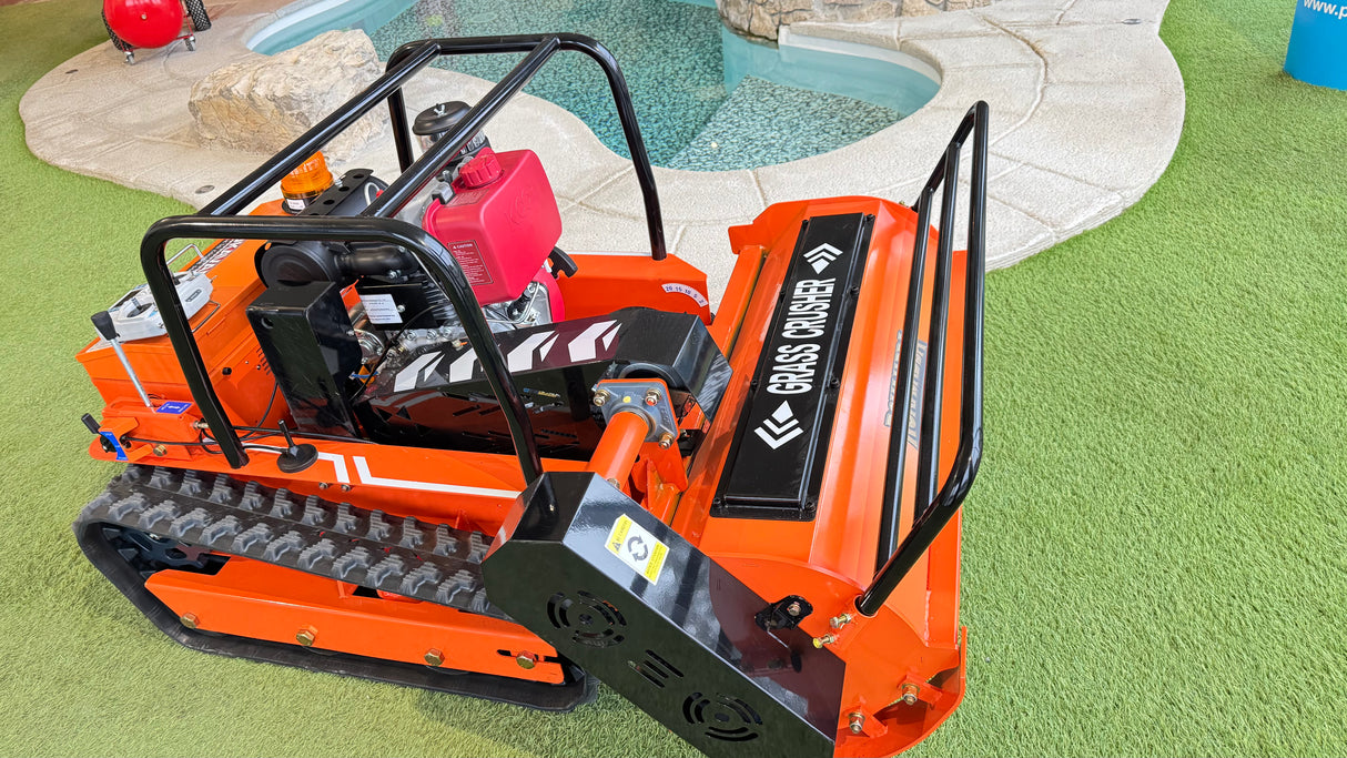 Tondeuse Débroussailleuse à chenilles télécommandée hybride DIESEL ROKAJABBA